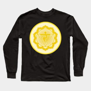 Willpower and confidence are mine Solar-Plexus Chakra- Dark Grey Long Sleeve T-Shirt